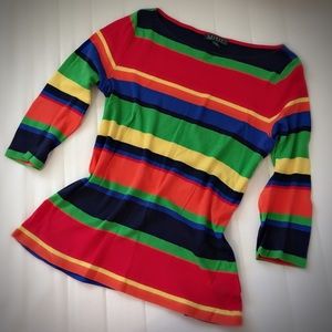 Ralph Lauren 3/4 sleeve shirt